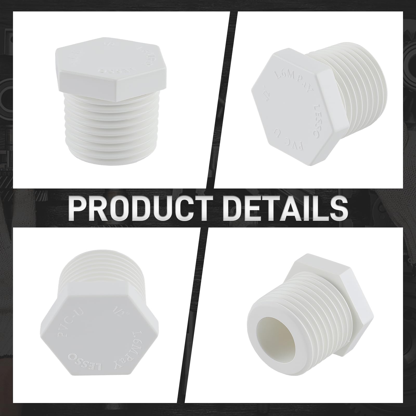 Boat Drain Plug 12-Pack Water Heater Drain Plugs Fits RV