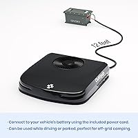 Vista 2 de 12V RV Rooftop Air Conditioner with Heater, 10,000 BTU Low Profile DC Air Conditioner – Quiet Battery Powered A/C for Camper, Van, Truck, Trailer