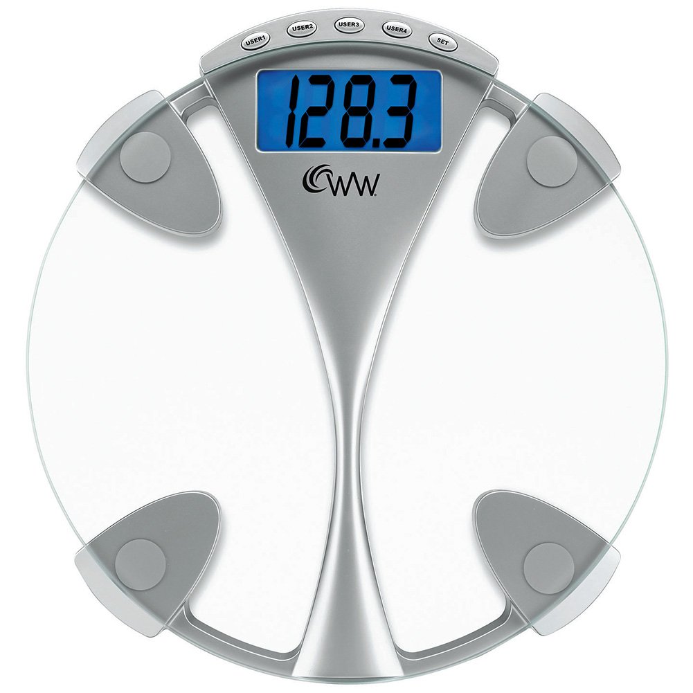 Weight Watchers By Conair Glass Memory Electronic Scale