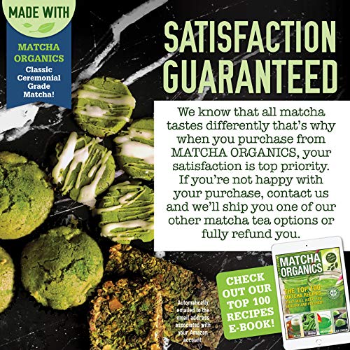 image for Pure Organic Ceremonial Grade Matcha Green Tea Powder Extract – 100%