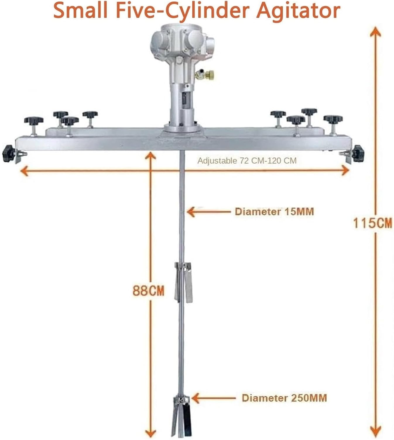 Air Agitator Pneumatic Paint Mixer Paint Stirring Machine Paint Mixing Equipment for Paint Coating Materials Viscous Liquid Ink