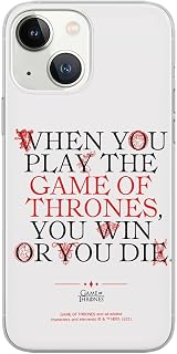 ERT GROUP Handyhülle für iPhone 13 Mini Original und offiziell Lizenziertes Game of Thrones Muster 009 Grey, optimal an die Form des Handy angepasst, hülle aus TPU