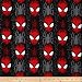 Springs Creative Products Marvel Spiderman Spider-Man Head Toss Black Fabric By The Yard