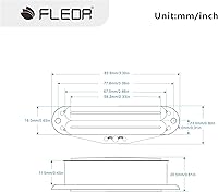 Vista 2 de FLEOR Alnico 5 Pastilla Humbucker de Doble Riel Caliente de Tamaño Single-Coil 12-13K, Blanca