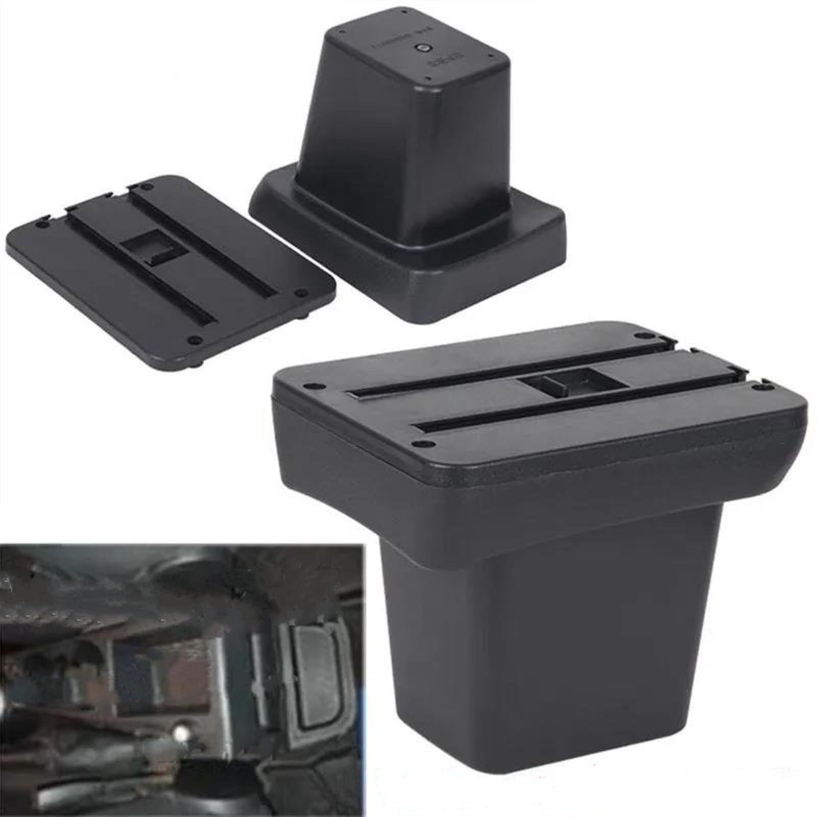 Scatola Bracciolo Con Supporto Multifunzionale Cuscino In PU Accessori Per La Modifica Degli Interni Dell'auto Per Frelender2 Consolle centrale(B Beige 3usB)