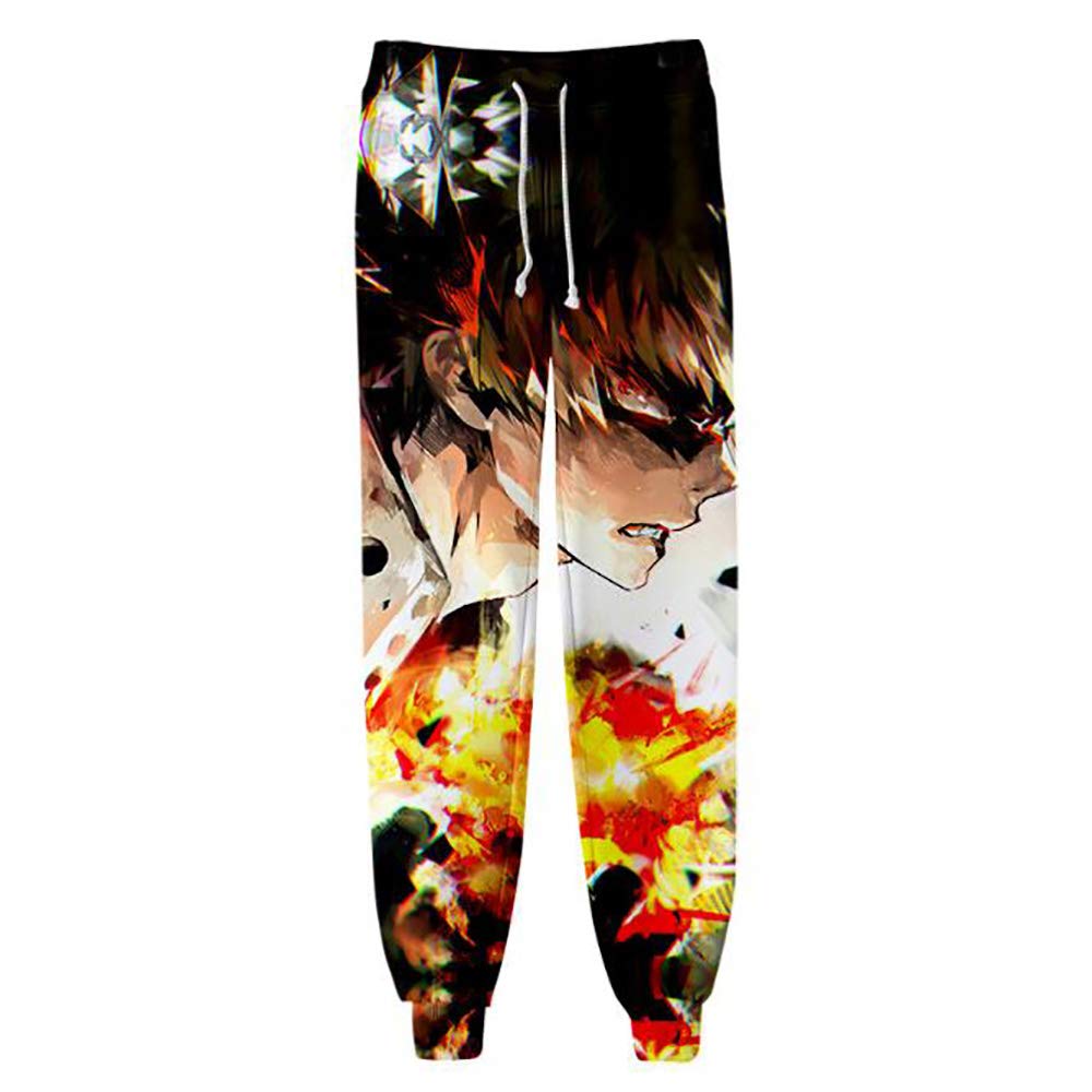 My Hero Academia Joggers Sweatpants 3D Anime Print Track Baggy Trousers Women/Men Unisex