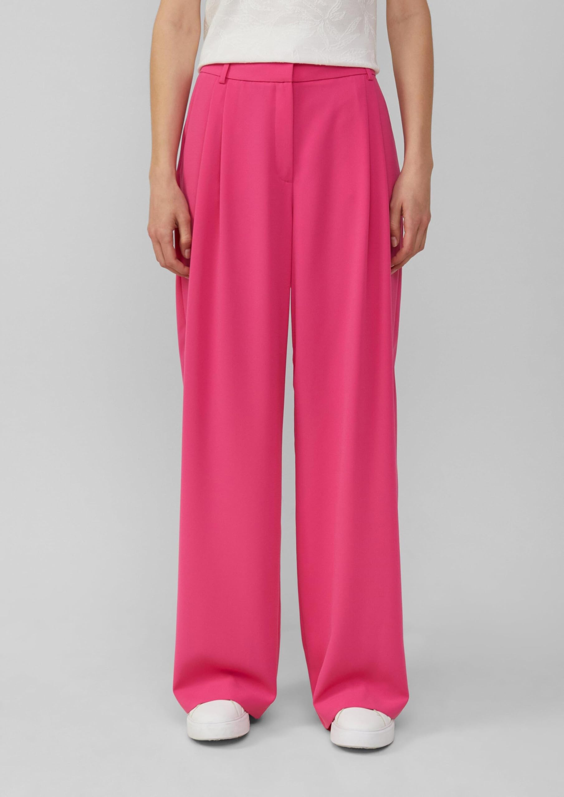s.Oliver Damen Crêpe Extra Wide Leg Hose