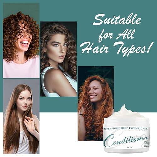 Miniatura 4 de Dr Joe Lab Acondicionador profundo durante la noche para cabello seco dañado  Hidrata, domina el encrespamiento, fortalece, repara y restaura