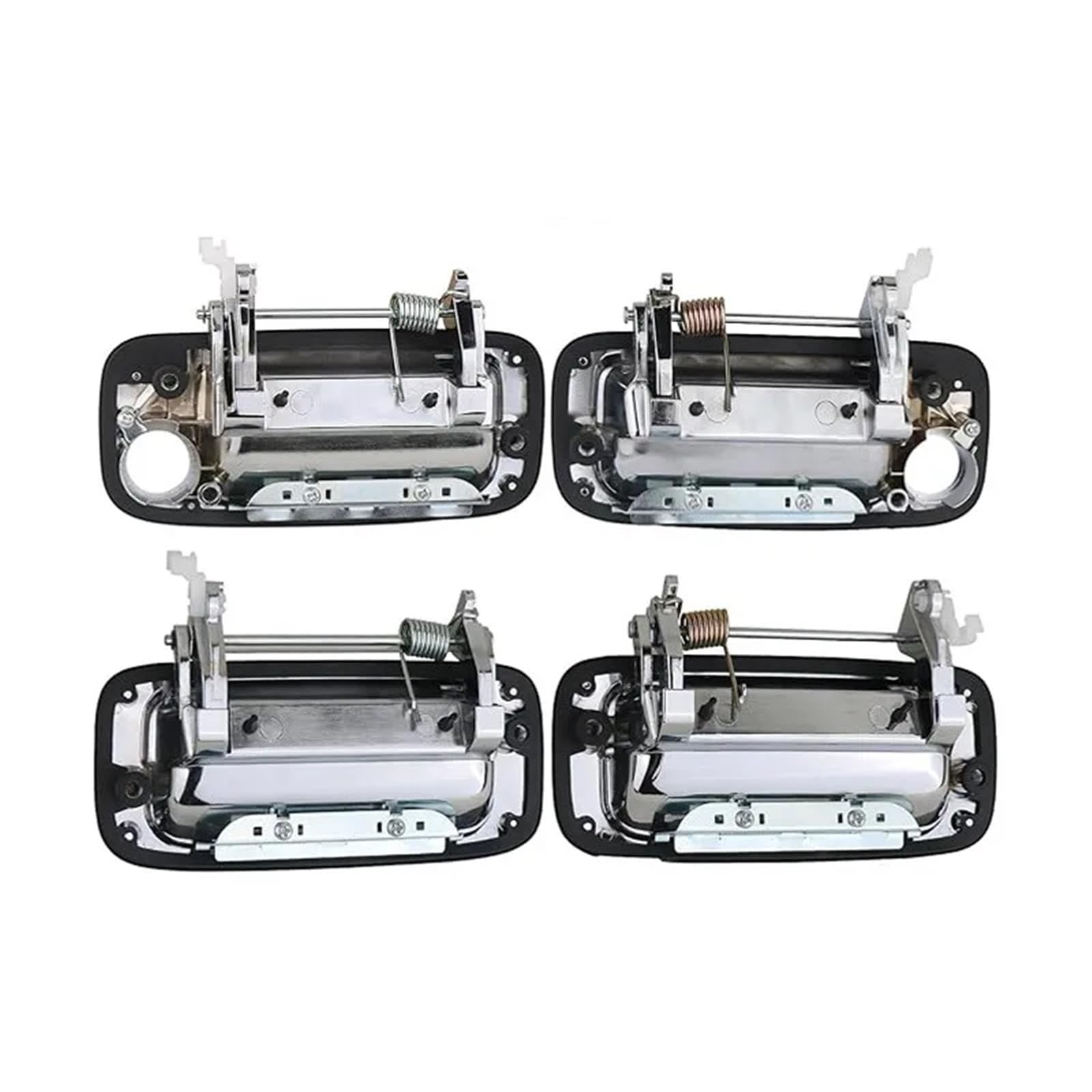 Uchwyt do drzwi klamka zewnętrzna Pasuje do Land, pasuje do Cruiser 80 LC80 FJ80 4500 1991-1997, zewnętrzna przednia tylna klamka samochodu 69240-60010 69230-60010(1 Set)
