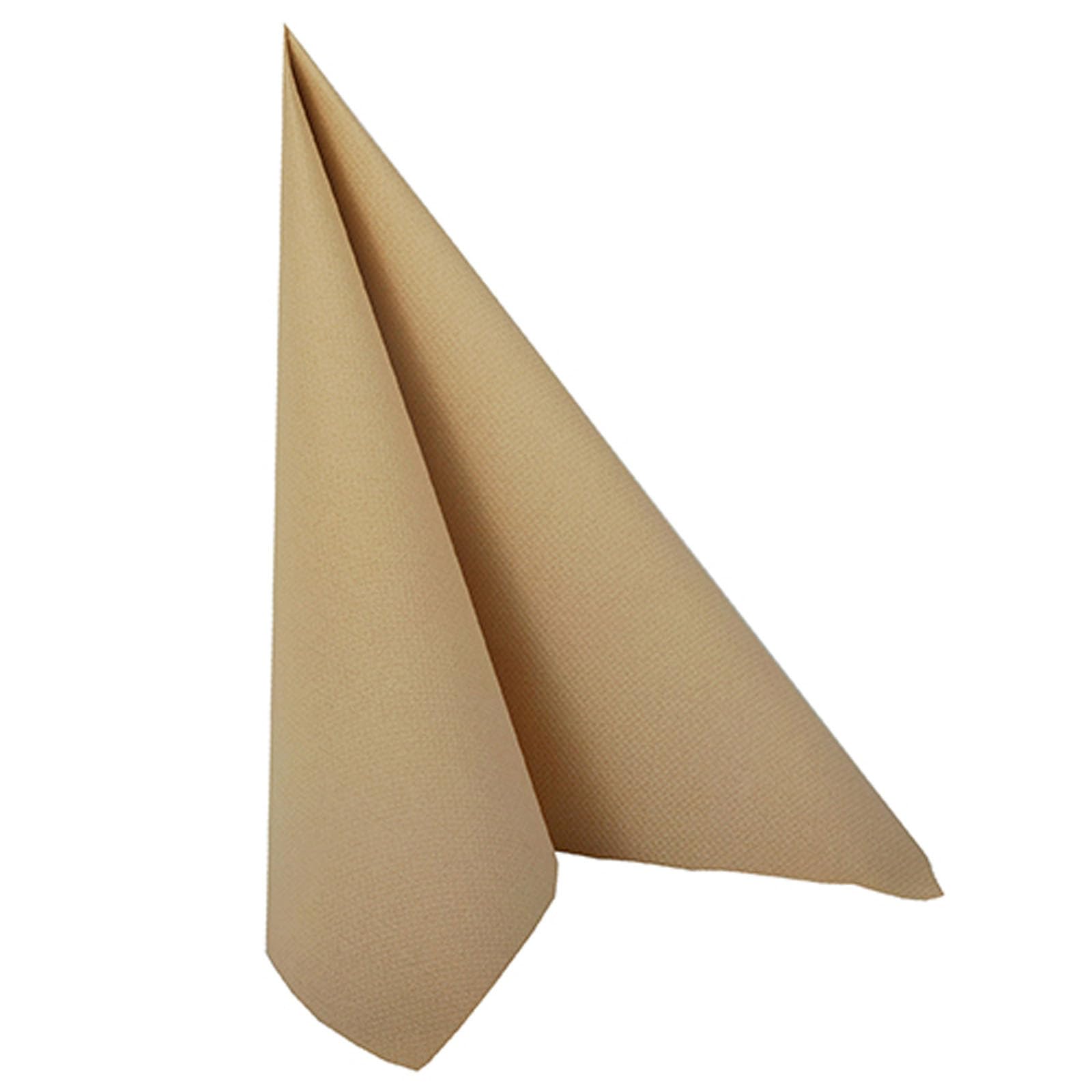 Servilletas Royal Collection en color arena: elegancia premium de 40x40 cm para tu mesa
