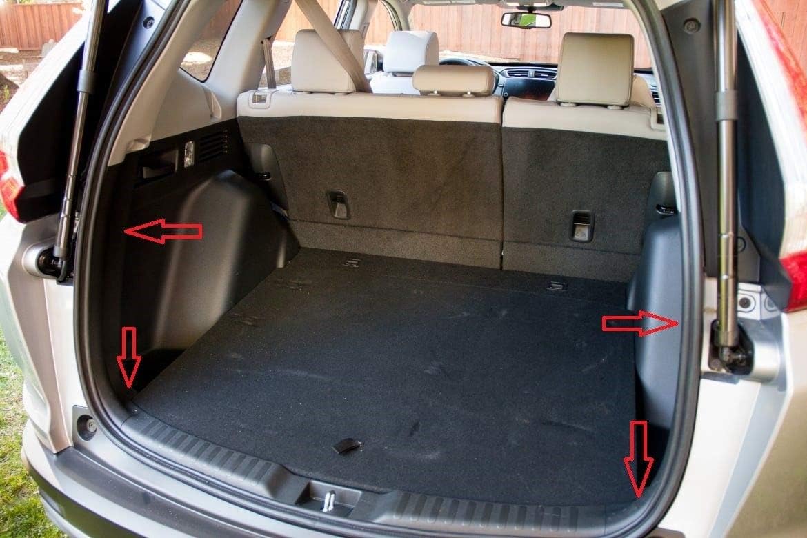 Envelope Style Automotive Elastic Trunk Cargo Net for Honda CR V 2017-2022- Premium Trunk Organizer and Storage - Luggage Net for Crossover - Car Organizer for Honda CR V 2017-2022