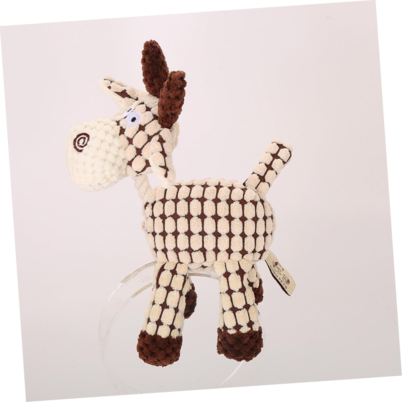 Toddmomy 2 Piezas Juguete para Masticar Perros Juguetes para Perros de Entrenamiento Dental Indestructible Peluche Burro de Animal de
