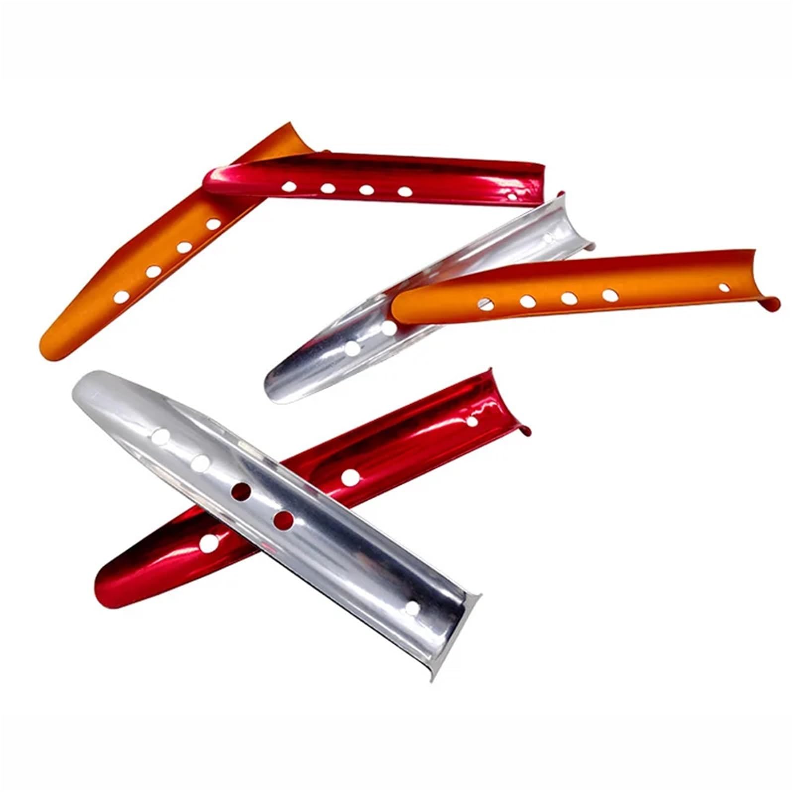 Metallische Bodennägel, 2 4 6 Stück Camping-Zelt-Heringe, U-förmige Heringe for Outdoor-Strand, Schnee, Sand, Aluminium-Zeltzubehör, 23 cm, Legierung, Sand-Erdnägel(Red,6pcs)