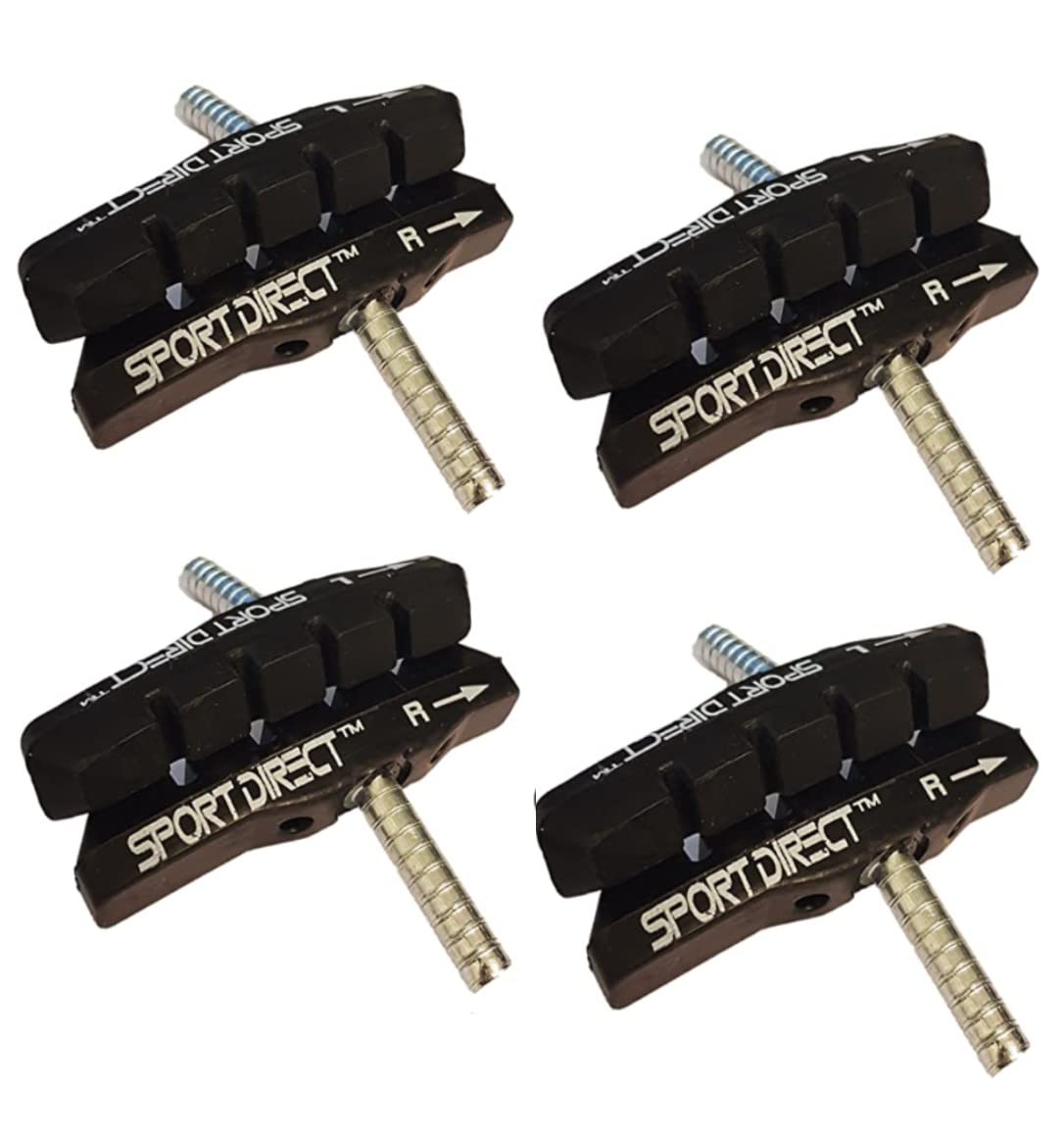 Sport Direct X 4 works 72mm Bicycle Bike Cantilever Brake Pads, Black