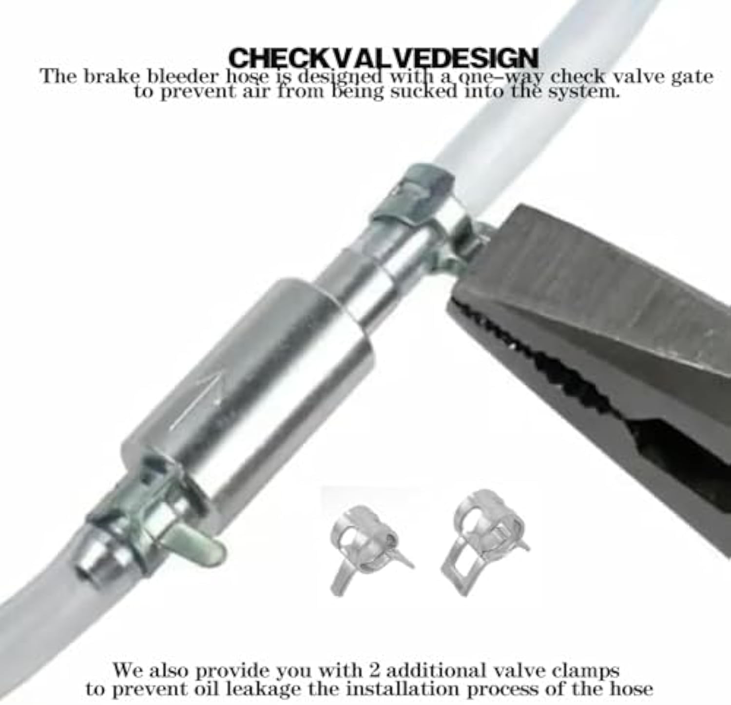 Brake Bleeder Hose, Brake Fluid Replacement Kit, One Jamaica