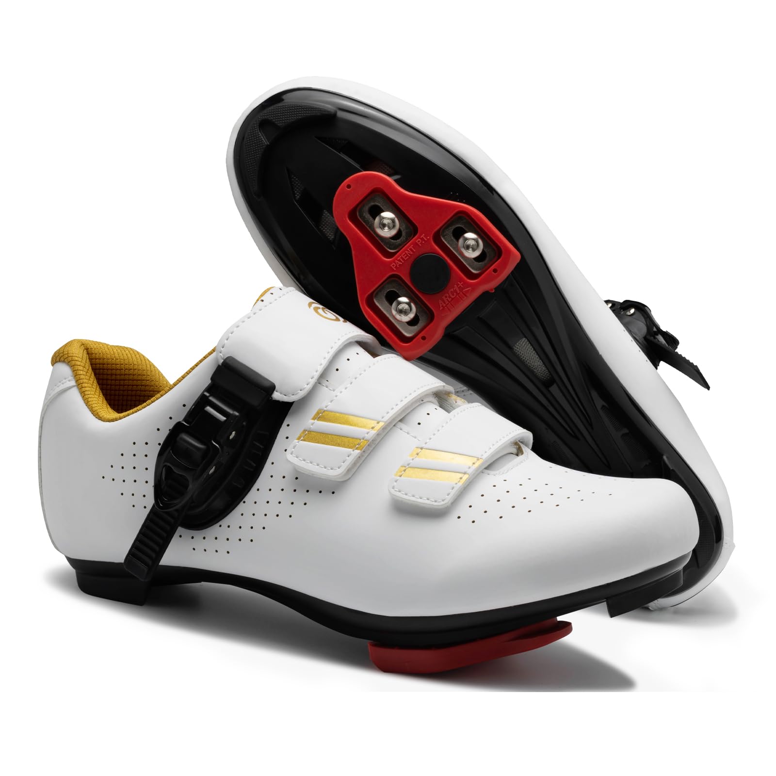 Cycling Shoes for Men Women Compatible with Peloton Bike, Indoor Spin Shoes with Pre-Installed Delta Cleats, Comfortable & Safe Unisex Outdoor Road Cycling Shoes