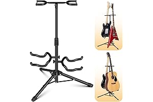 CAHAYA Guitar Stand: The Dual-Guitar Guardian