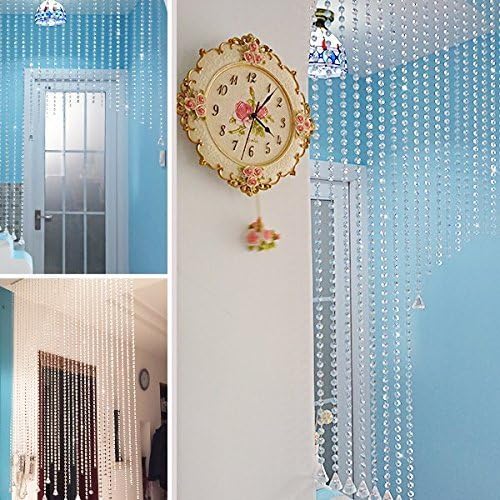 Fushing 100Pcs 1 Hole Clear Octagon Beads for Chandelier, Curtain, Suncatchers, Crystal Garland, Necklaces, Earrings, Jewelry Making and Craft Ideas (Clear, 14mm) - Image 6