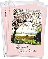 Vista 11 de Wright Home & Gift Bouquet Funeral - Tarjetas de felicitación de condolencia Juego de 2 unidades + 2 sobres (5 x 7)