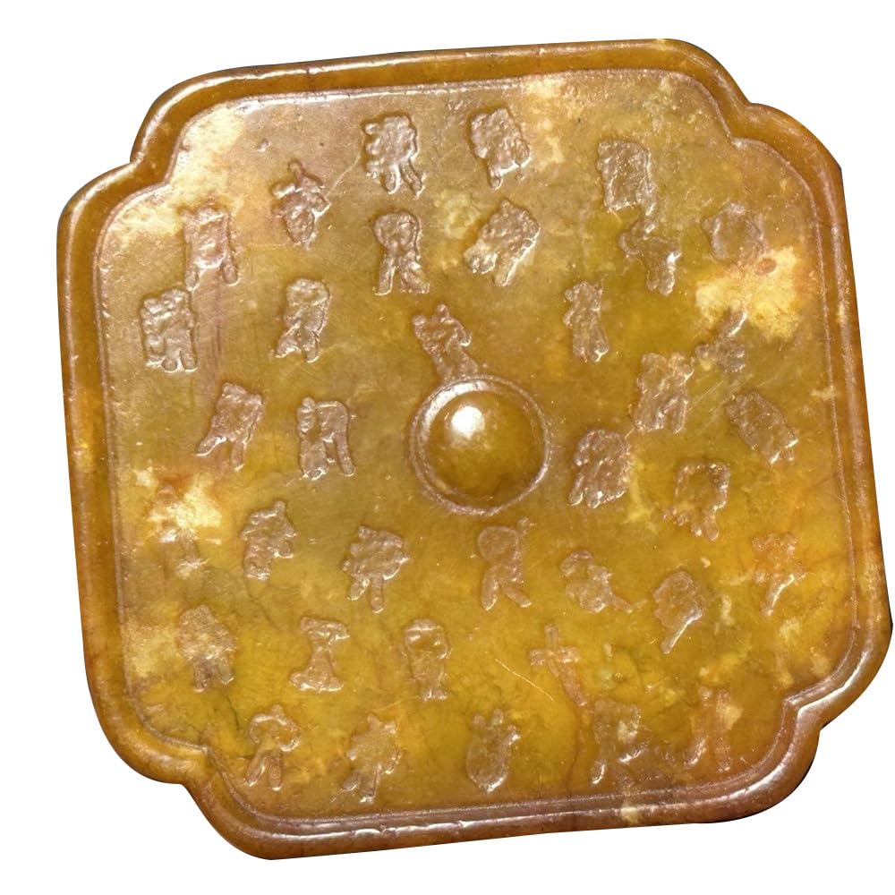 Colección de adornos colgantes Yubi de piedra de jade antigua