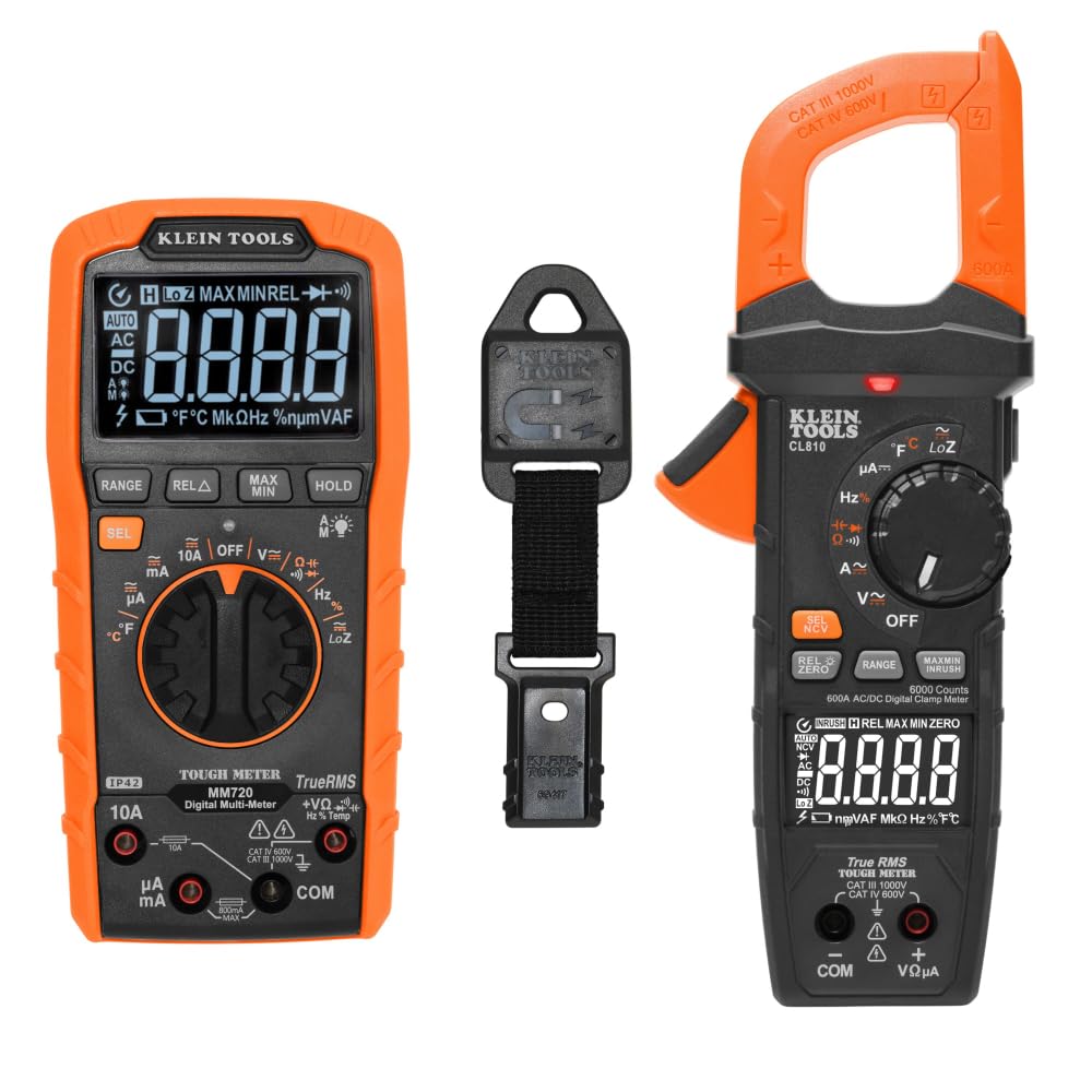 Klein Tools 80195 Digital Multimeter and Clamp Meter Kit, Auto
