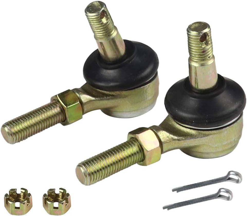 FLYPIG M10 Thread Left & Right Hand Tie Rod Ends Ball Joint 10-10mm for Yamaha Raptor 250 YFM-250 2008-2013 YFM660 YFM550 YFM700 YFM125 YFZ350 for ATV 150cc 250cc Dirt Bike Go Kart Moped Scooter