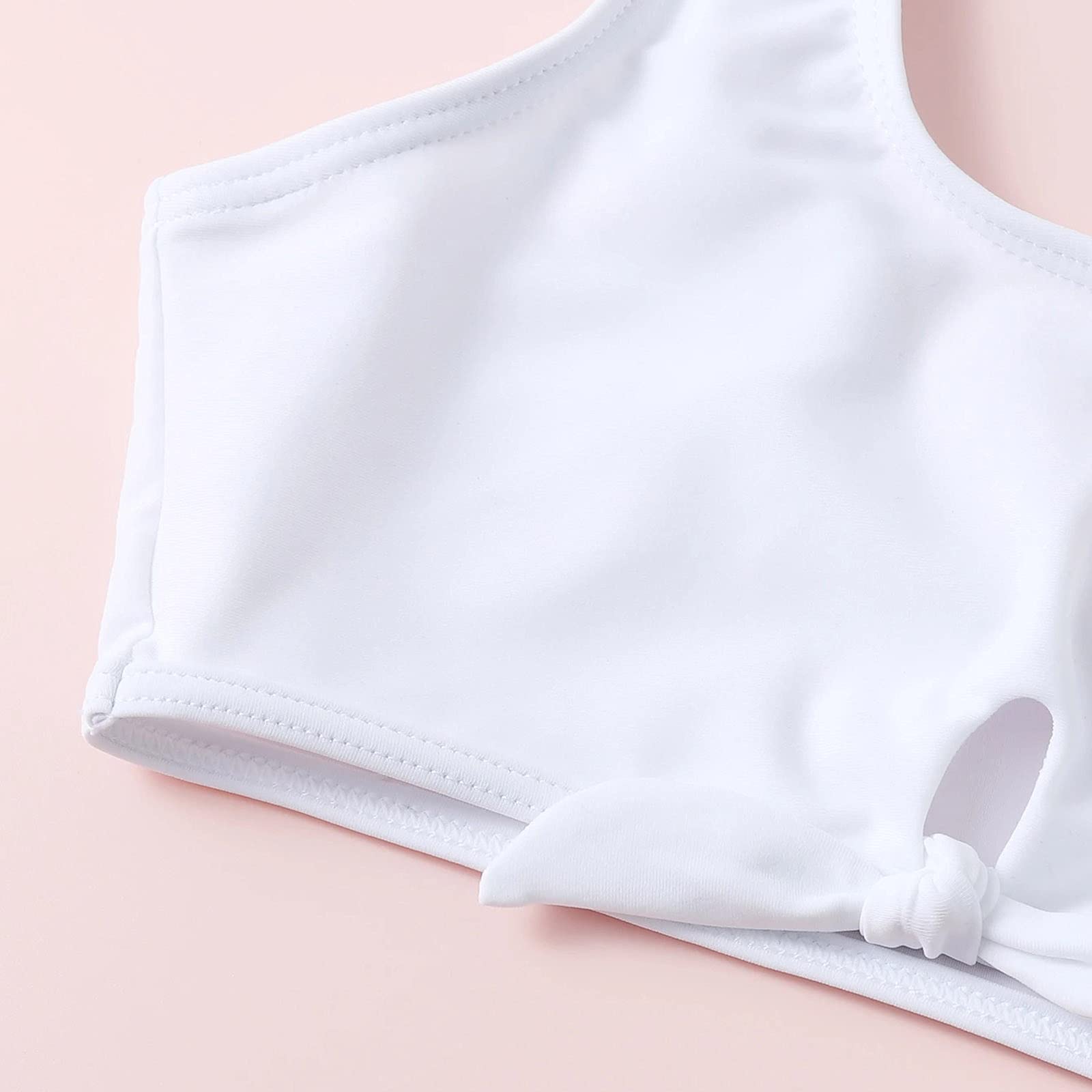 Generisch Deportes trajes de baño niña flor traje de baño verano estampado girasol niñas tres piezas lindo para