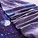 A Nice Night Galaxy 3D Printing Bed Sheet Bedding Set,Soft Microfiber Fitted Sheet Set,Galaxy Themed Sheets 4 pcs Flat Sheet& Fitted Sheets with 2 Pillowcases (Full, 07)