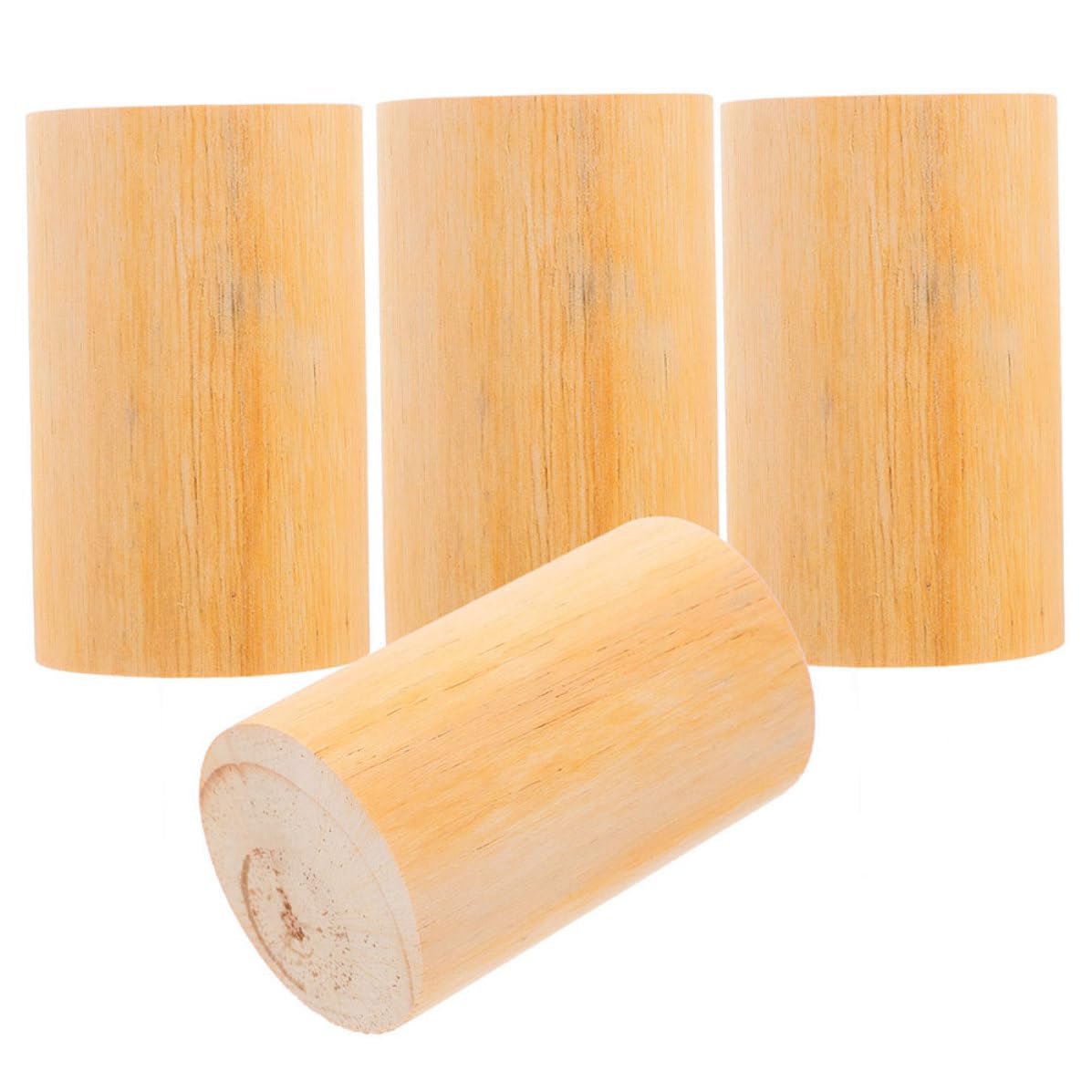 Soporte redondo de madera para elevar mesas y sillas cómodamente en casa