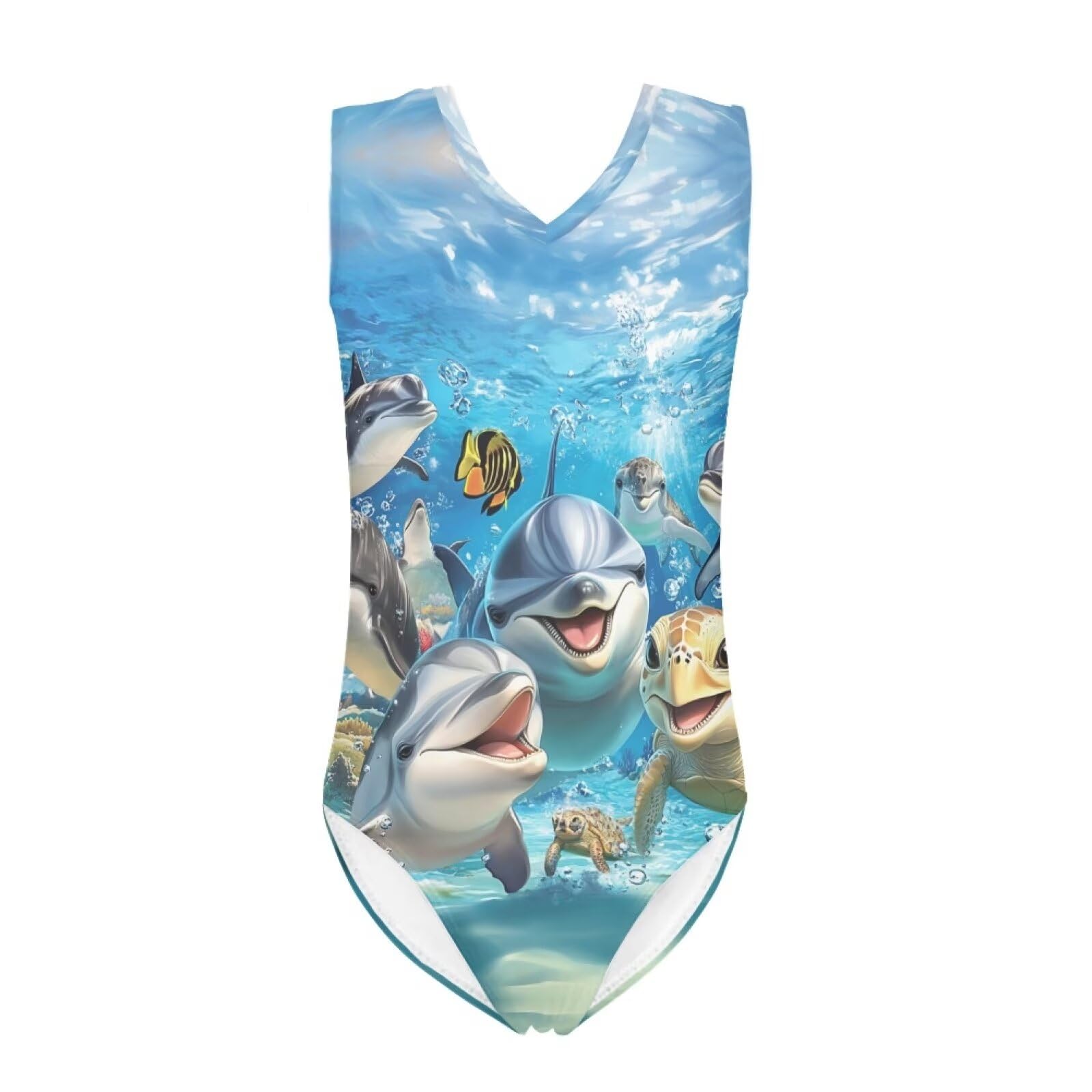 Xpyiqun Bathing Suits for Girls 3-14 Kids Summer One Piece Swimwear Beach Sport Sleeveless Swimsuits Athletic