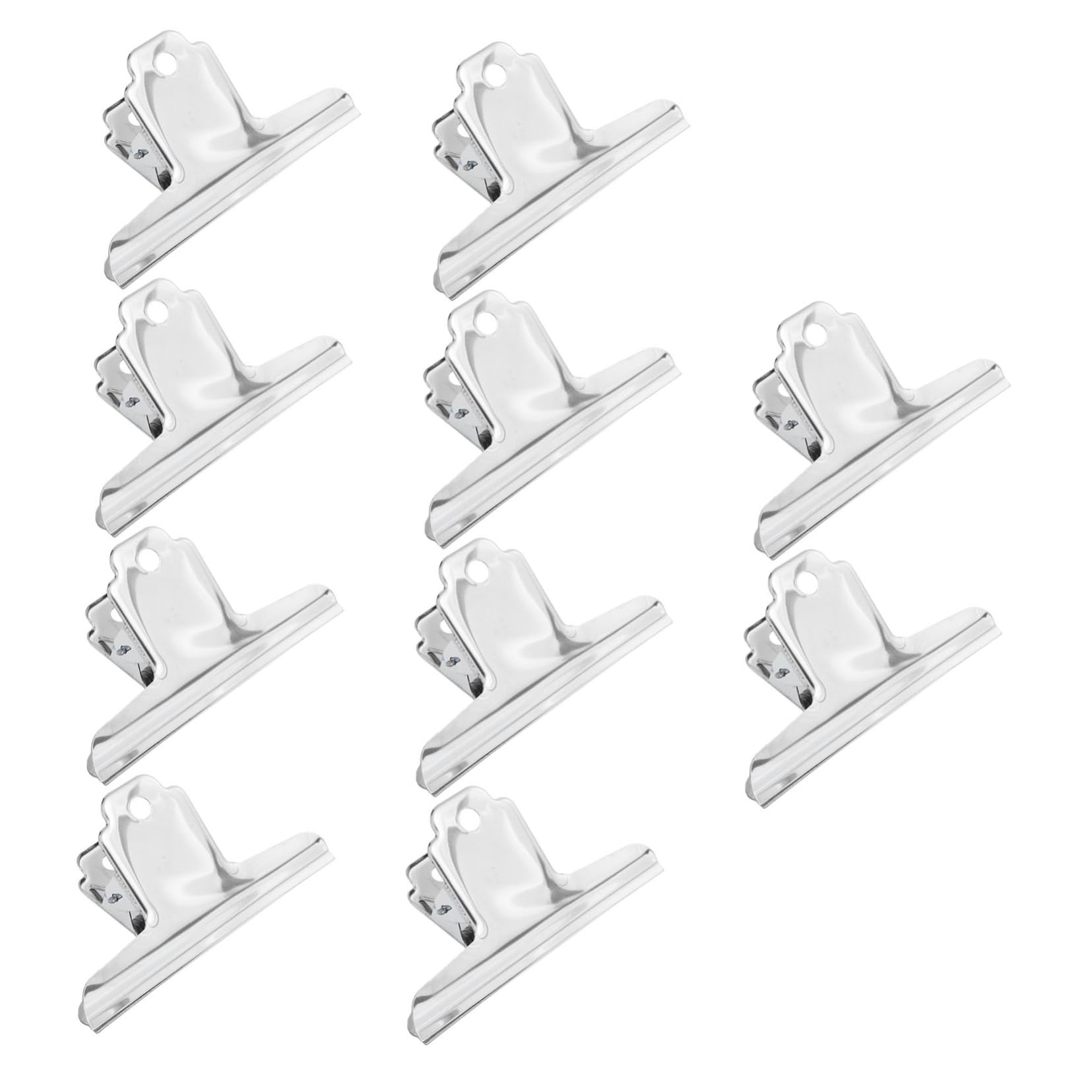 Pinzas de ropa de acero inoxidable para colgar en la ropa, 10 pinzas de metal para tela, clip de metal resistente al viento, pinzas de ropa de metal