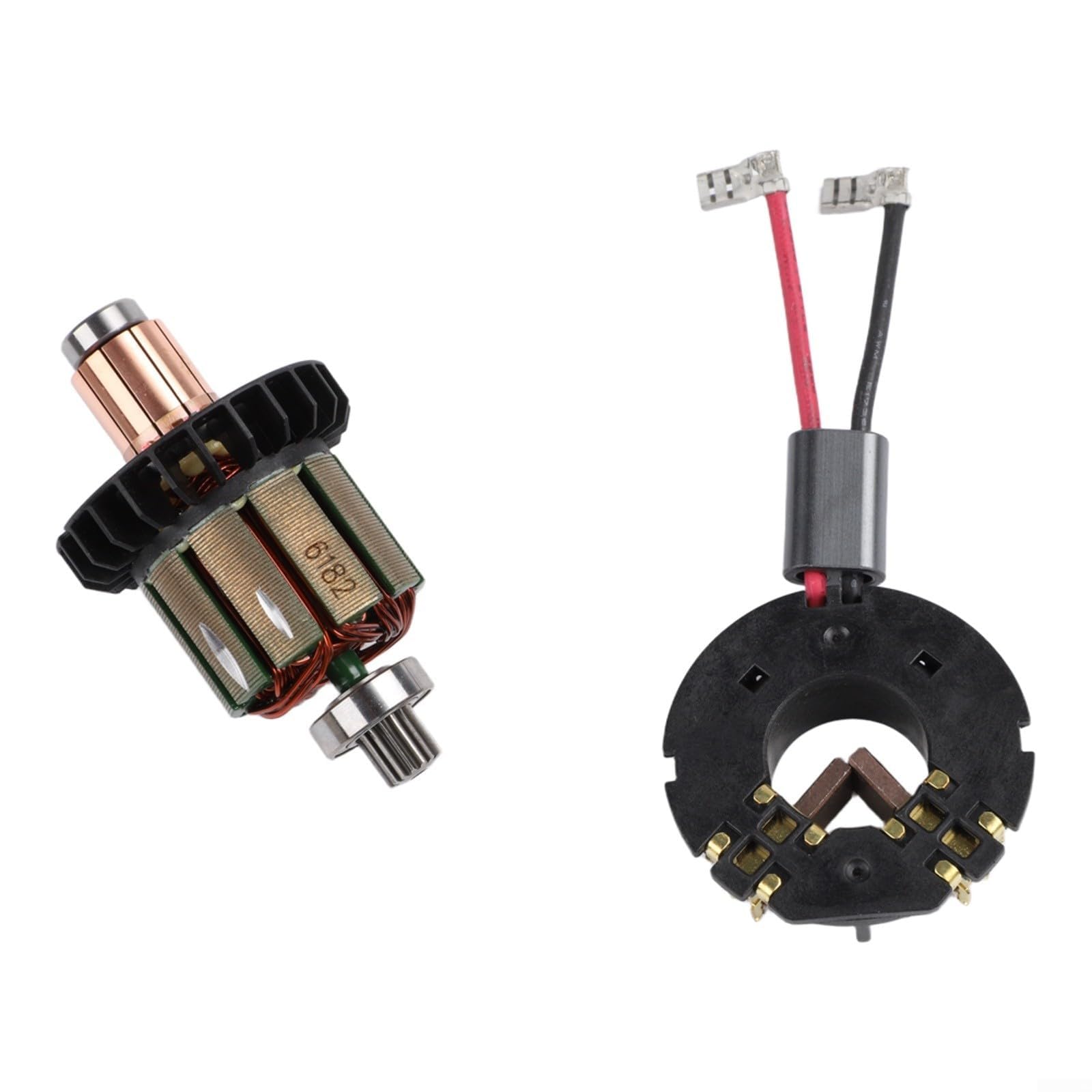 Kohlebürstenhalter und Armatur für MAK DDF482 DHP482 HP482D Ersatz-Rotor Montageteil 619380-9 619583-5 für Akku-Bohrschrauber