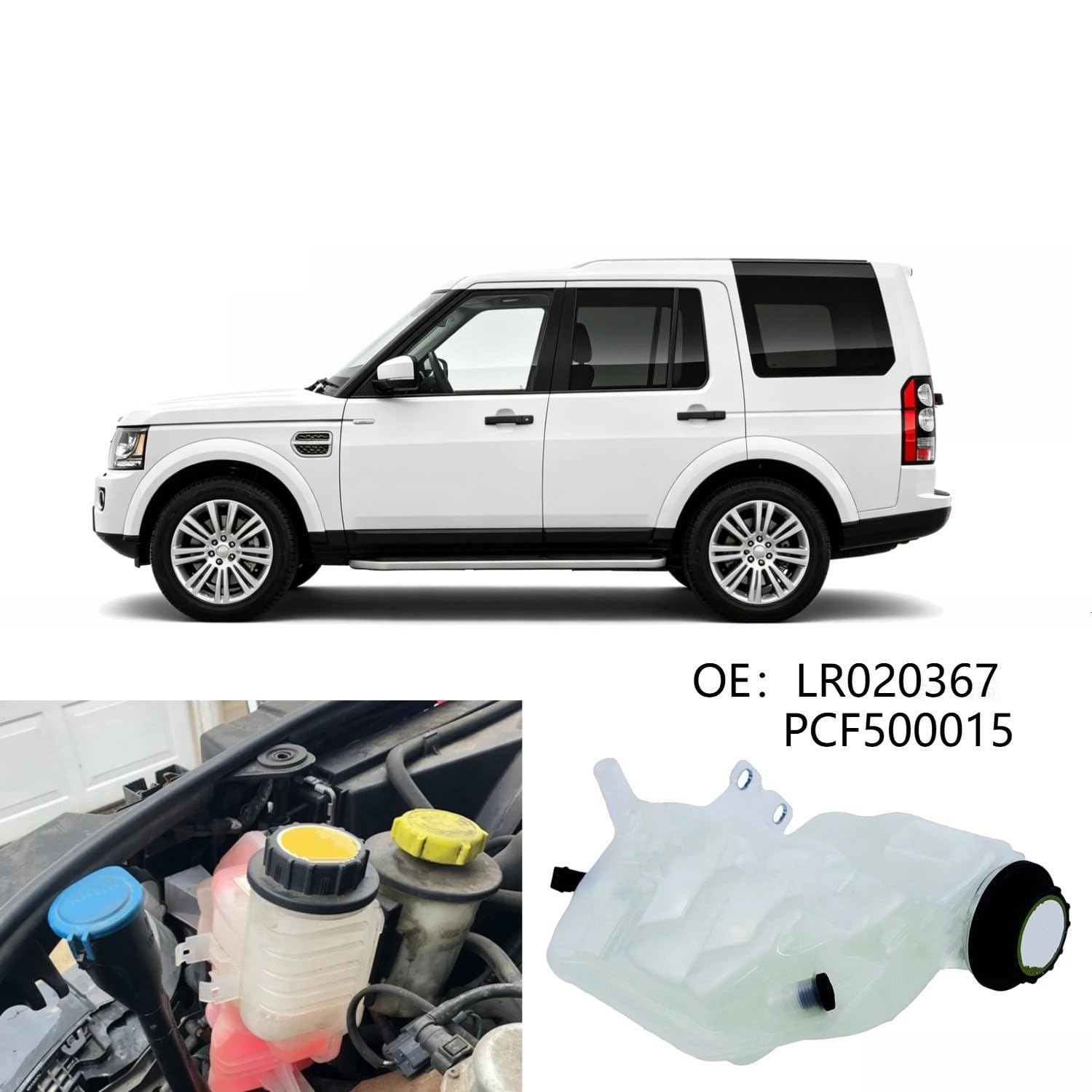 vaschetta liquido refrigerante Per LandRover LR3 LR4