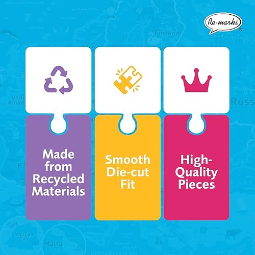 Miniatura 7 de Re-marks Map of Europe Deluxe - Rompecabezas con piezas extravagantes - Todas las edades