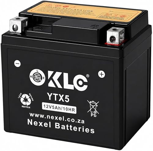 KLE YTX 5 12V 5Ah/ 10HR Motorcycle Battery