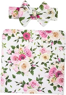 Toddmomy 1 Conjunto Conjunto De Pano De Embrulho Conjunto De Carrinho De Bebê Envoltório De Bebê Envoltório Infantil Envoltório De Bebê Faixa De Cabeça Envoltório Para Fotografia