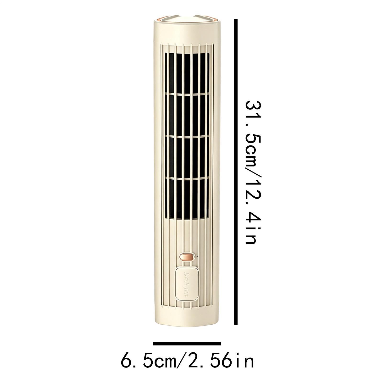 Ventilador Torre 3 velocidades potente sin aspas silencioso portátil