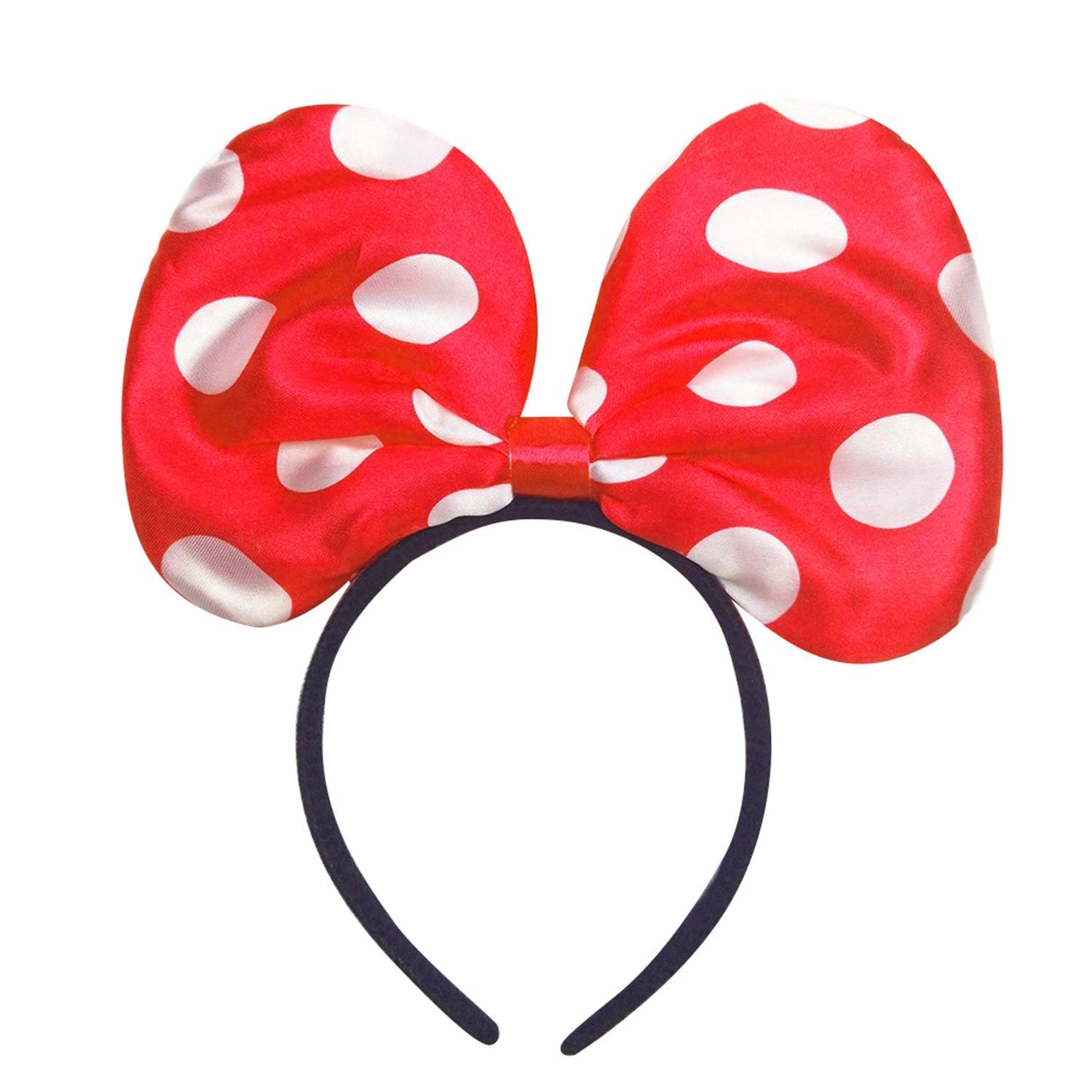Sage Square Minnie Big Ear Hair Band Costume Parties, Cosplay, Theme, Birthday Party Accessory Hairband (Red) (B083MXXT9H) Amazon Price History, Amazon Price Tracker