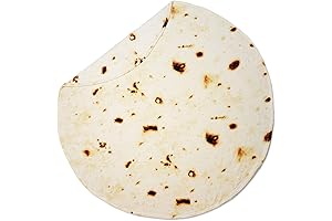 Giant Tortilla Blanket for Adults and Kids, 290 GSM