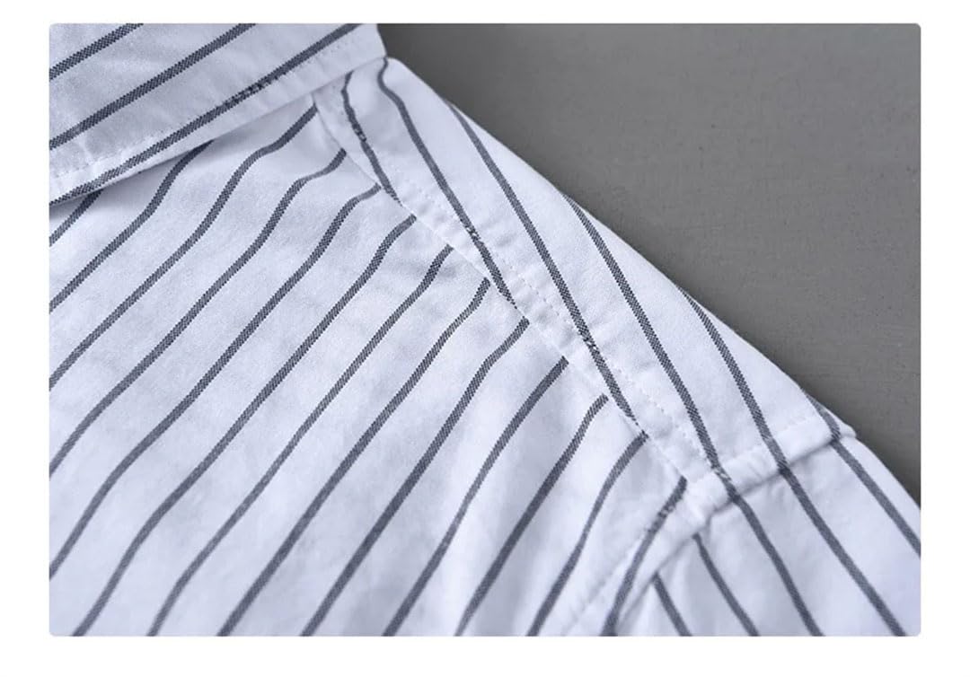Camicia da uomo T-shirt Camicia a righe Camicia hawaiana a maniche corte
