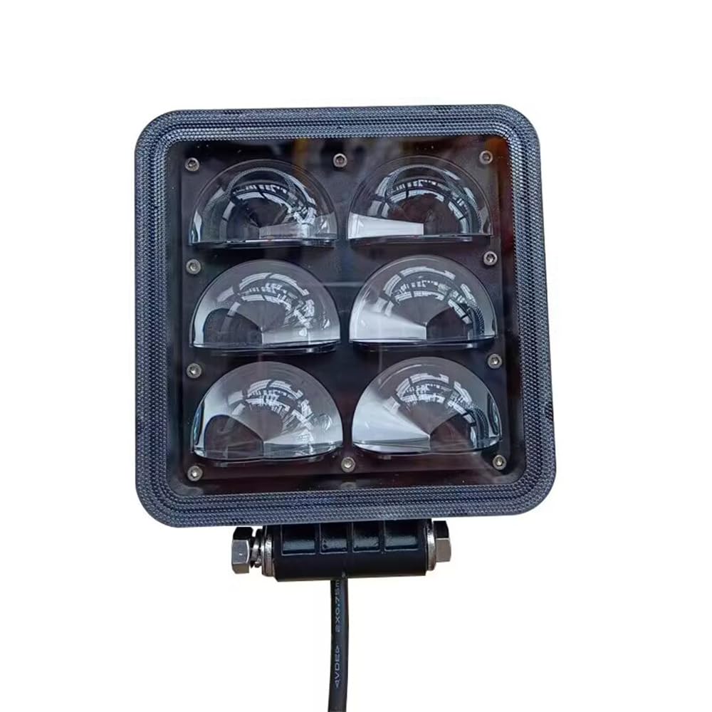 LED-Technik-Fahrzeuglampe, Gabelstapler-Lampe, LED-Lichter, quadratisch, LED-Arbeitsleuchte, 2 Stück, 10 W, Scheinwerfer, LED-Fahrlicht für LKW, Geländefahrzeuge, ATV, UTV, Boot, Fahrlampe
