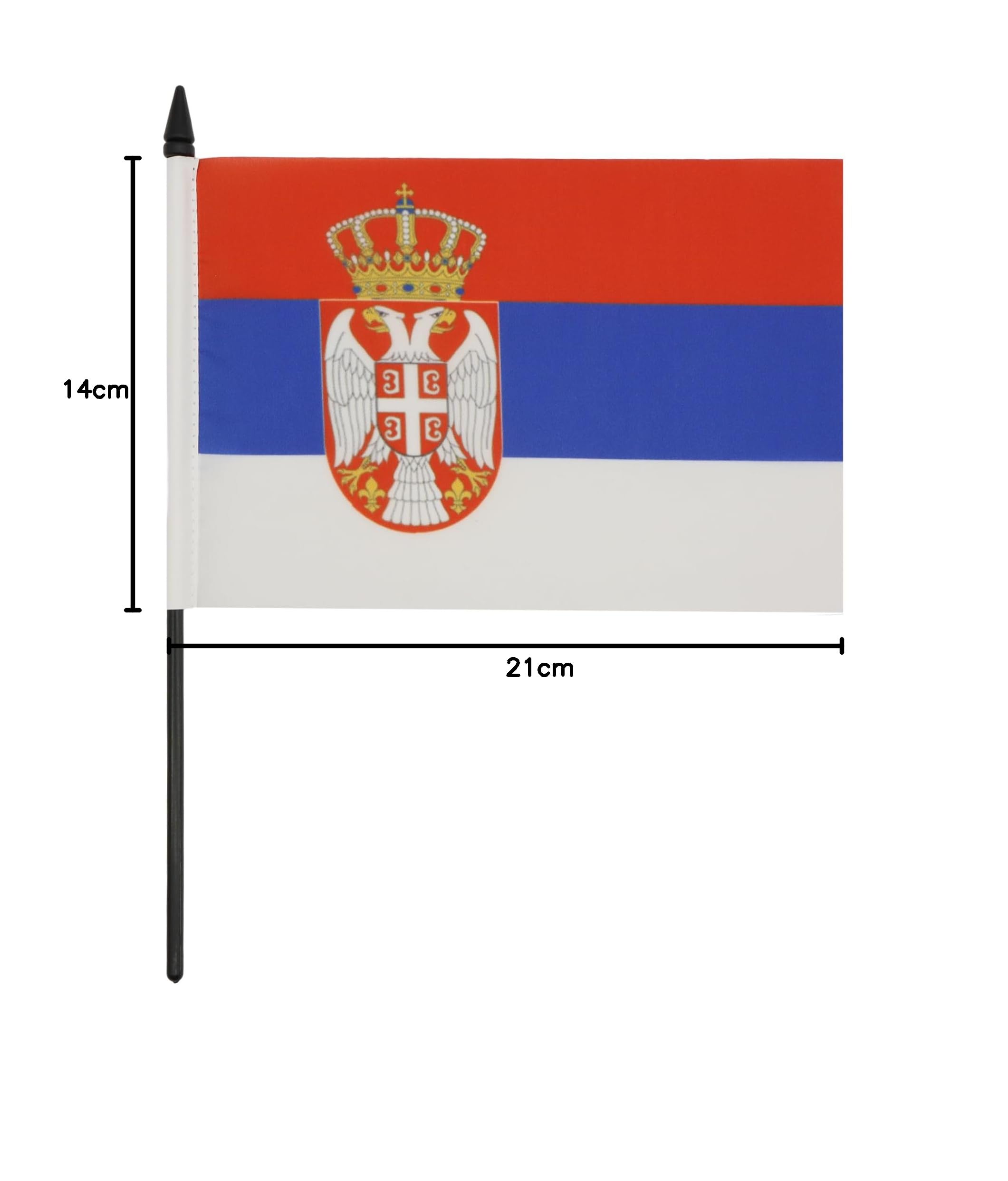Drapeau De Table Nouvelle-Écosse 21x14cm - Petit Drapeau Avec Socle - 100% Polyester - AZ FLAG