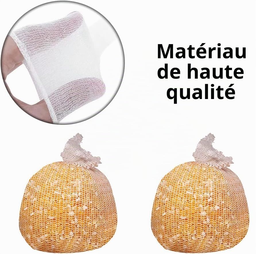 Sacs PVA Pêche Carpe – Lot 10 (5 Grands + 5 Petits), Maille 500 Cm, Soluble Eau, Recharge Rapide, Pour Boilies Et Granulés