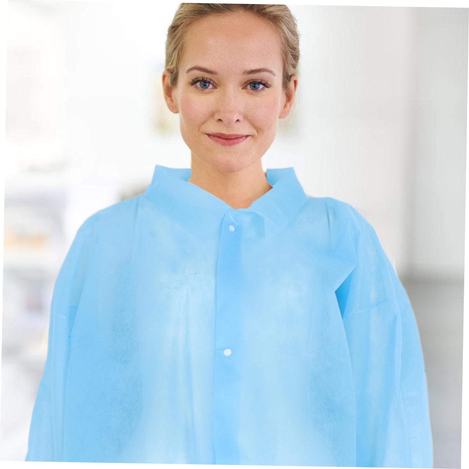 Gatuida 10piezas Bata De Desechable Transpirable y Protectora para Hombre Talla