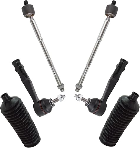 Miniatura 12 de TRQ Kit de Dirección Delantera Cremallera de Dirección y Fuelle de Piñón y Barra de Acoplamiento Compatible con Chevrolet Aveo 2004-2011 Aveo5