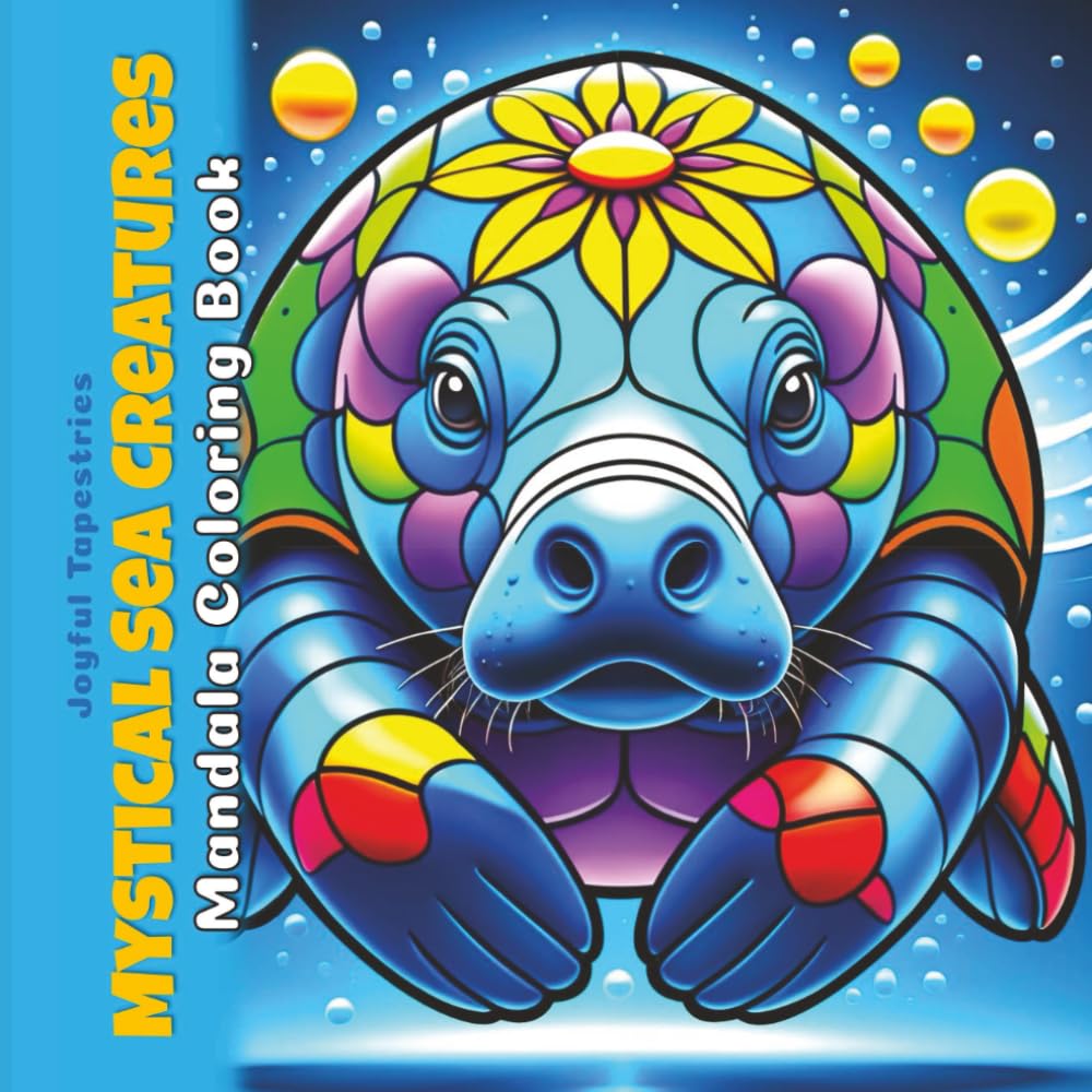 Mystical Sea Creatures Mandala Coloring Book: Underwater Ocean Wonders for Adults (Joyful Tapestries)