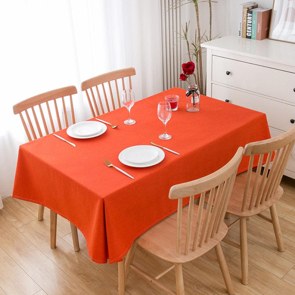 Nappe rouge Couche de Table Tacler La Poube 110x170 cm pour décoration de salle à manger