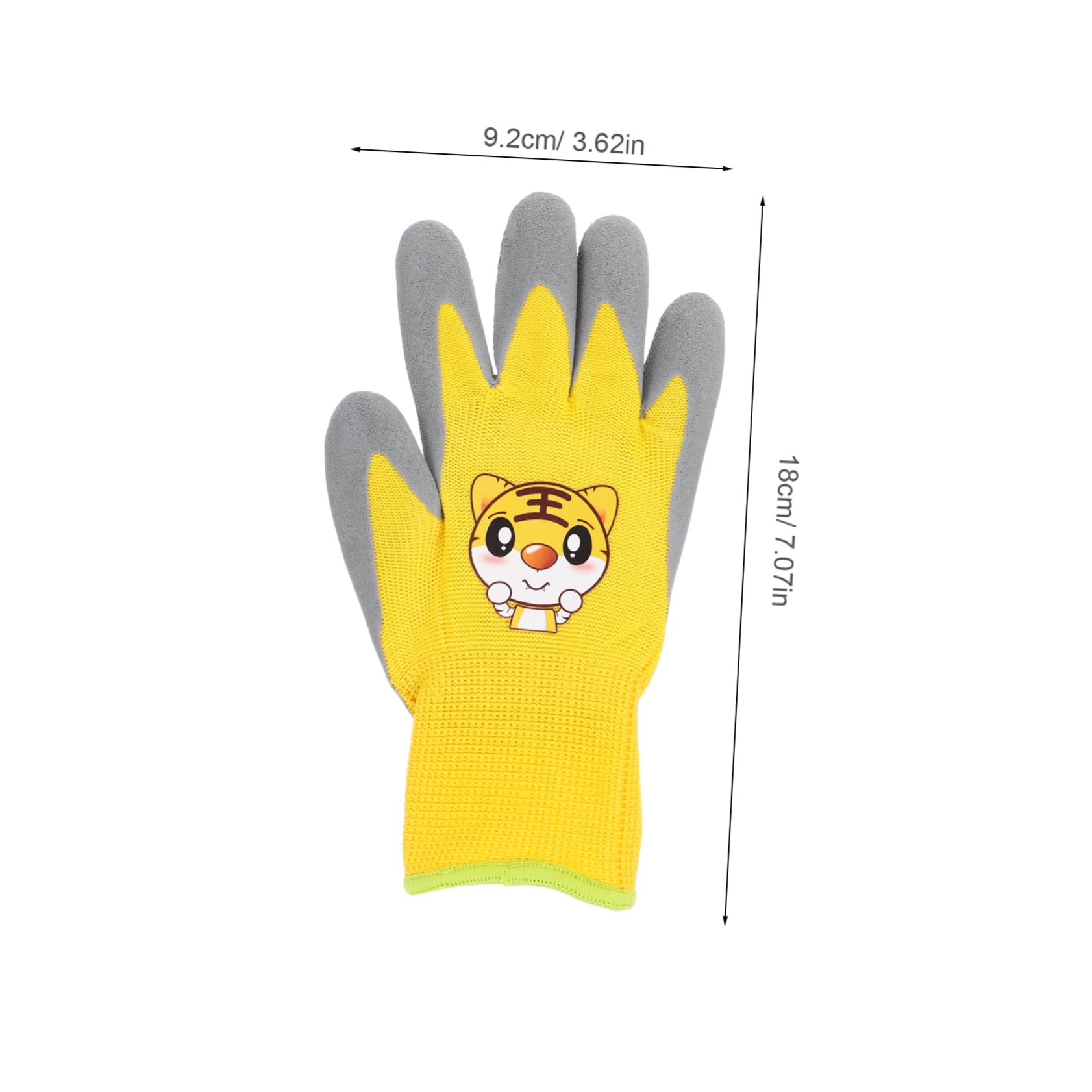Toddmomy 2 Pairs Gardening Gloves Cartoon Design Thick Puncture Outdoor Gloves for Gardening Planting and Soil Digging Activities