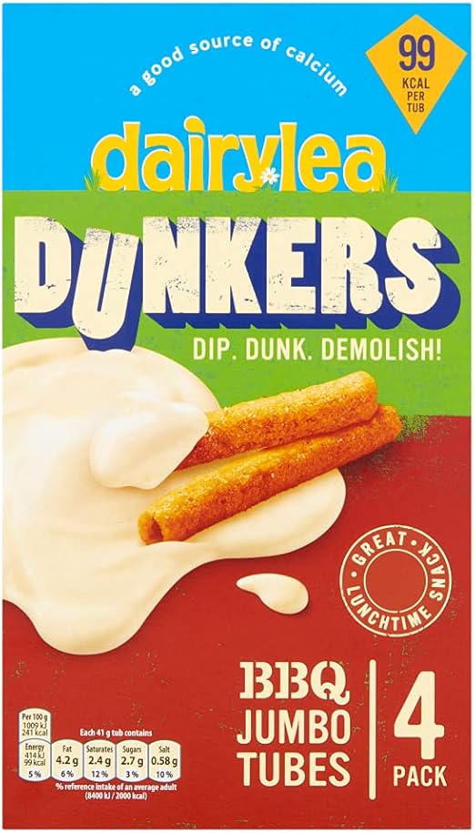 Dairylea Dunkers BBQ Cheese Snacks 4 Pack 164g Amazon.co.uk Grocery