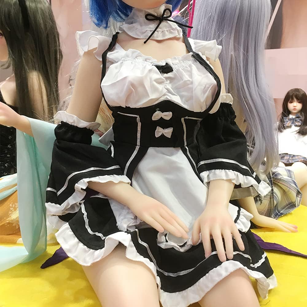 Puppenkleidung für 81,3 - 40 Zoll Puppen 80 ~ 100 cm Puppenkleidung Dienstmädchenkleidung Rem Cosplay Set 80 ~ 100 cm Lebensgröße Puppenkleidung Büste 50 cm Puppen-Outfits